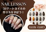 【11/15(土)】3Dアートネイルの作り方を学ぼう❥❥